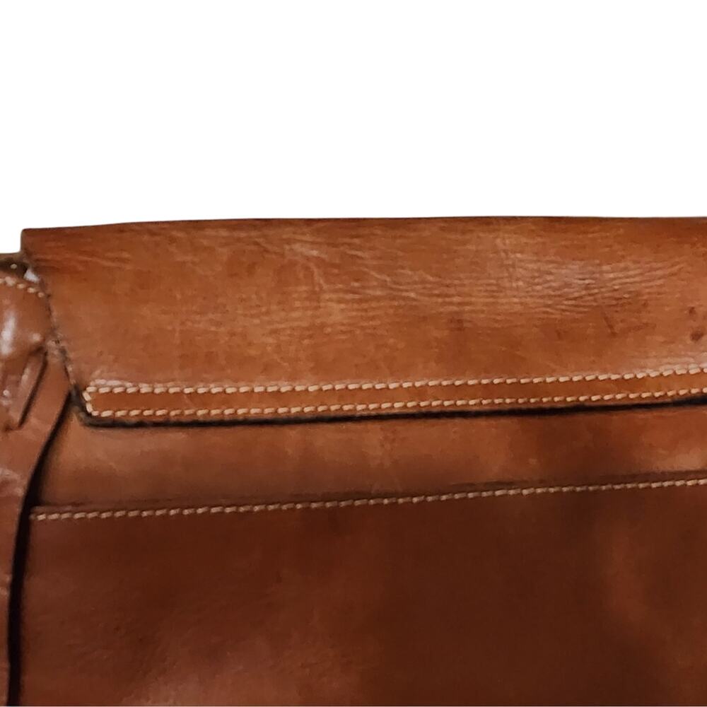 Patricia Nash Brown Tooled Leather Saddle Bag crossbody purse - Picture 10 of 16